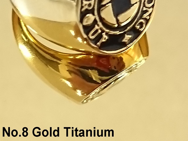 No.8 Gold Titanium